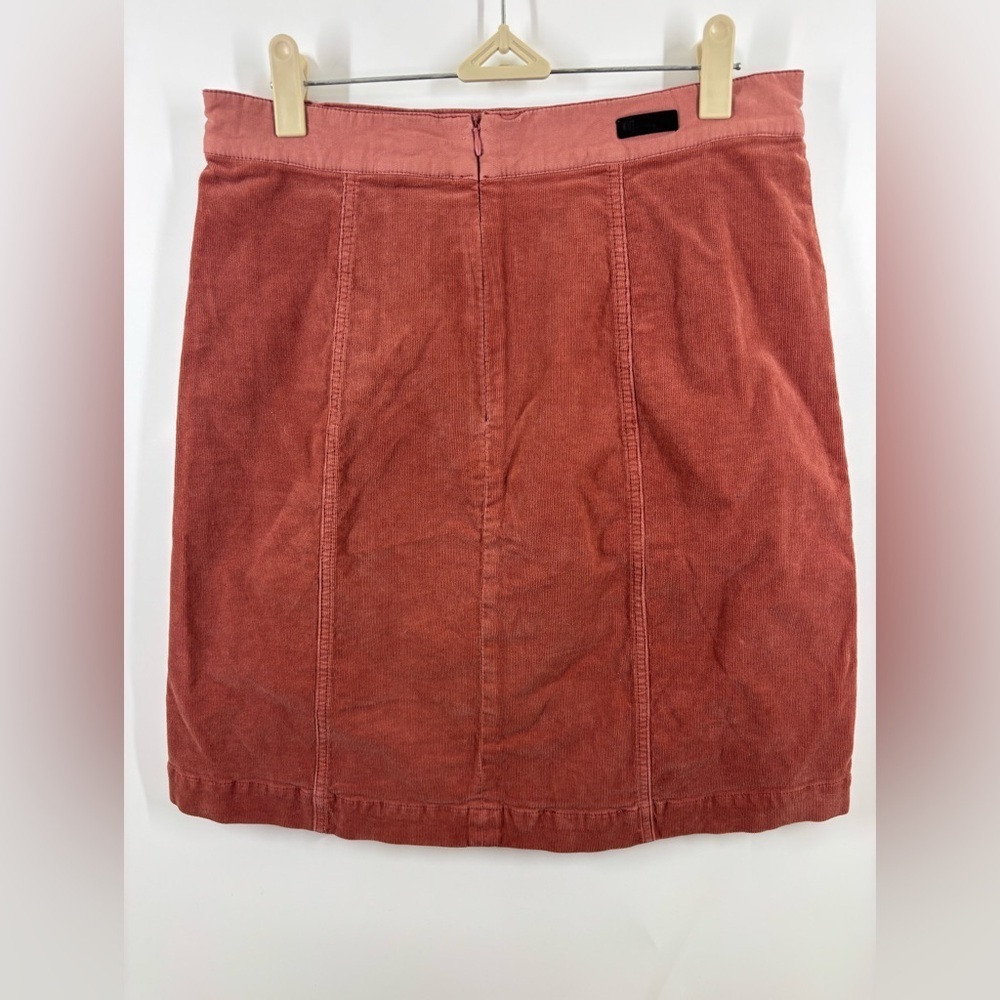 KUT Corduroy A-Line Rose Mauve Pink Skirt 4 - Picture 2 of 3